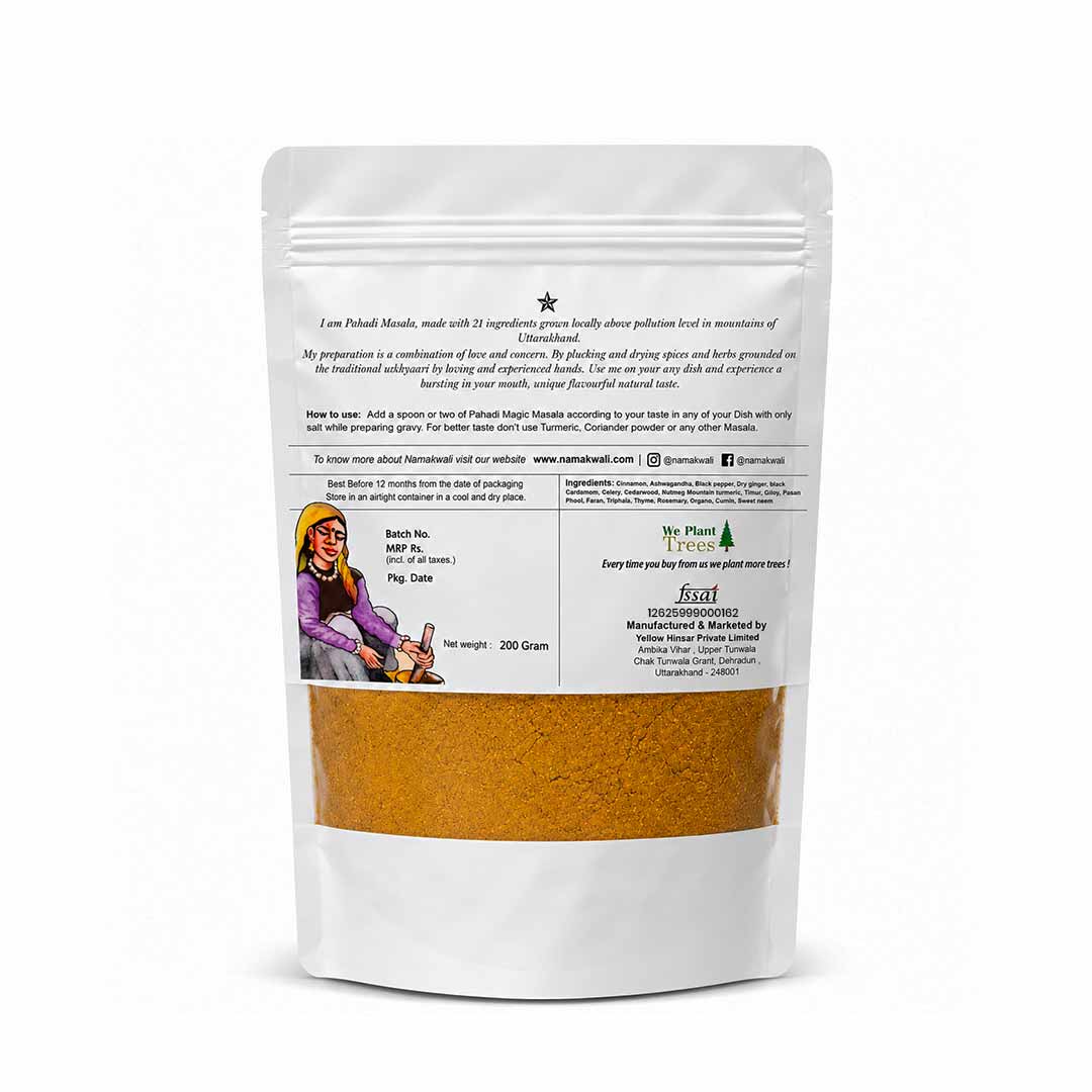 Pahadi Magic Mix Masala Hand ground on Ulkhyaari, 200g Pahadi Magic Mix Masala Hand ground on Ulkhyaari, 200g