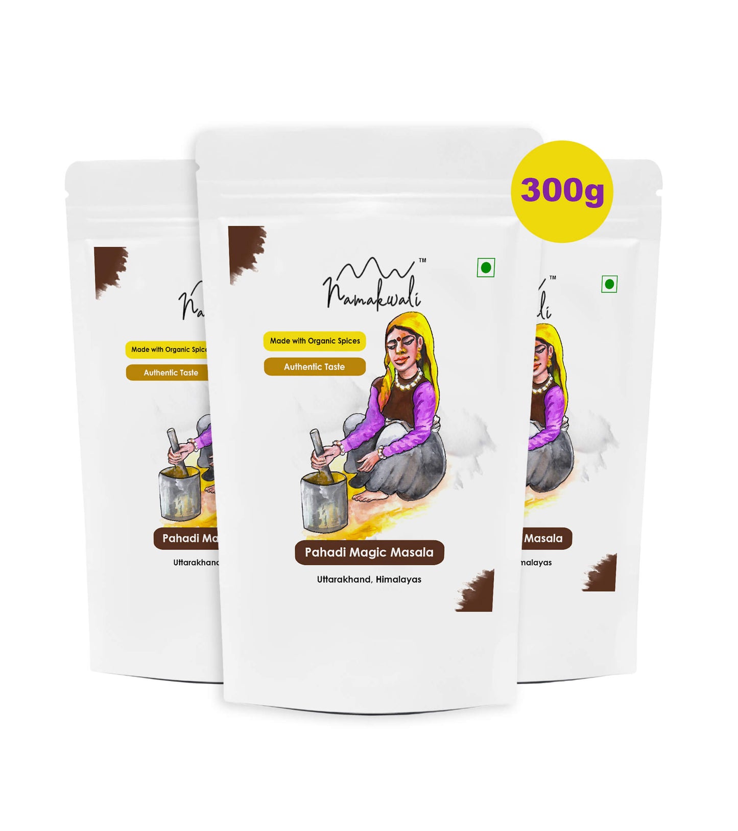 Pahadi Magic Mix Masala Hand ground on Ulkhyaari, 100g
