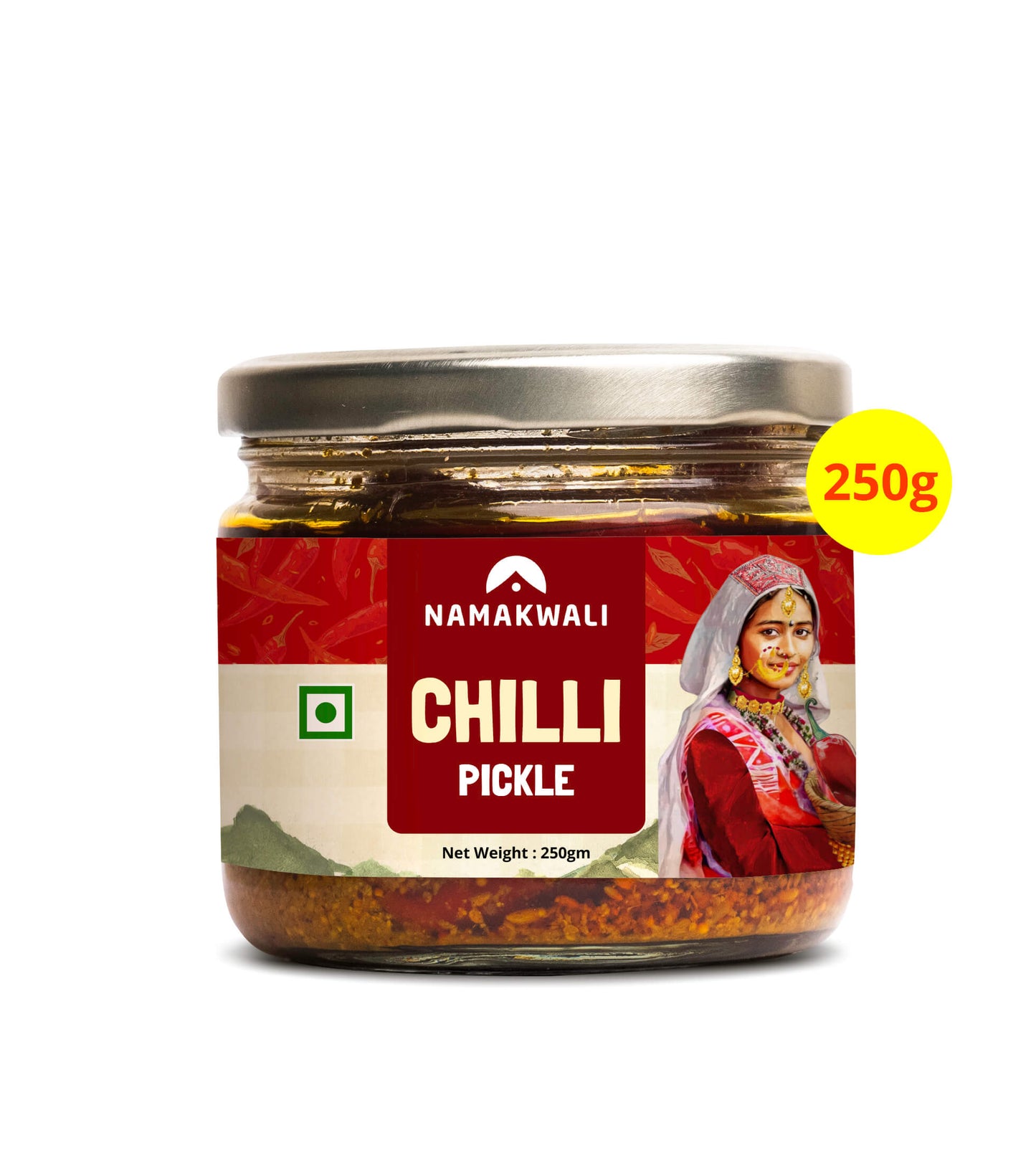 Namakwali Red Chilli Pickle Front Image Namakwali Red Chilli Pickle Front Image