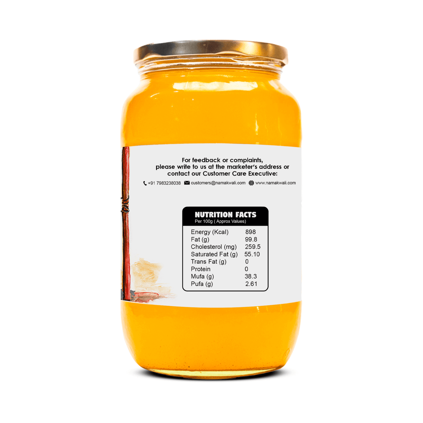 A2 Badri Cow Ghee, 1L A2 Badri Cow Ghee, 1L