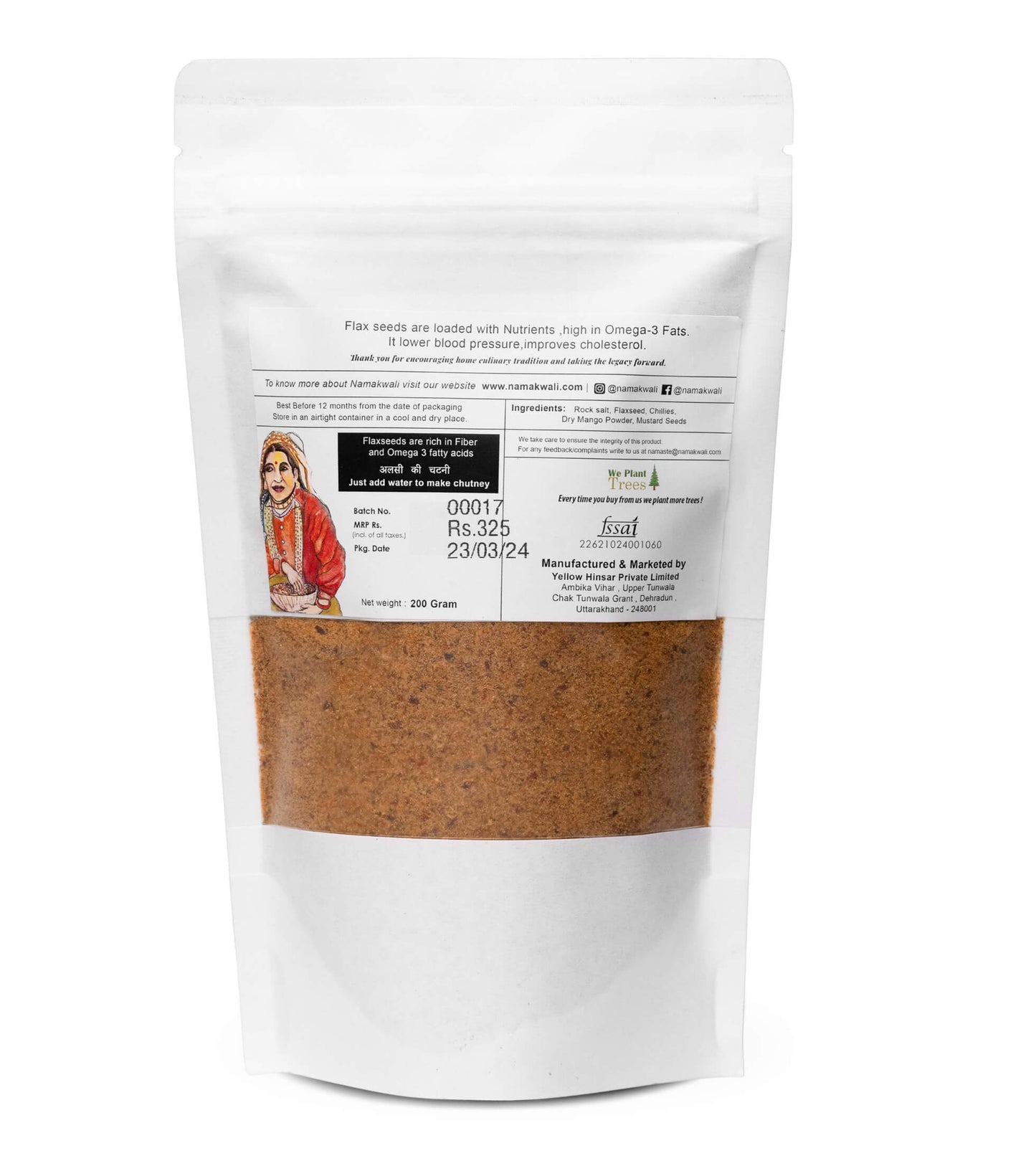 Flaxseed Back Flaxseed Back