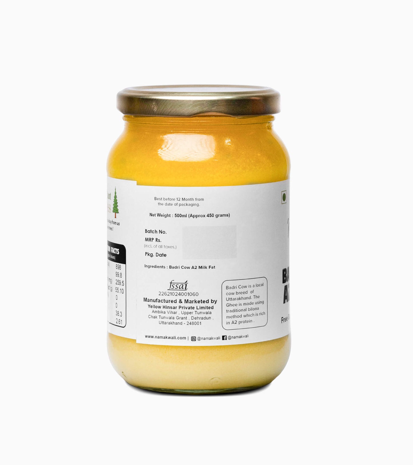 A2 Badri Cow Ghee