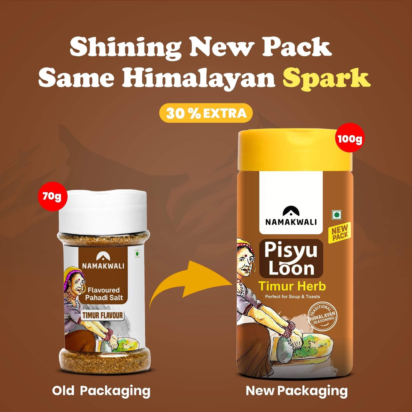 Pisyu Loon Flavoured Seasoning Salt (Timur herb), 100g Pisyu Loon Flavoured Seasoning Salt (Timur herb), 100g