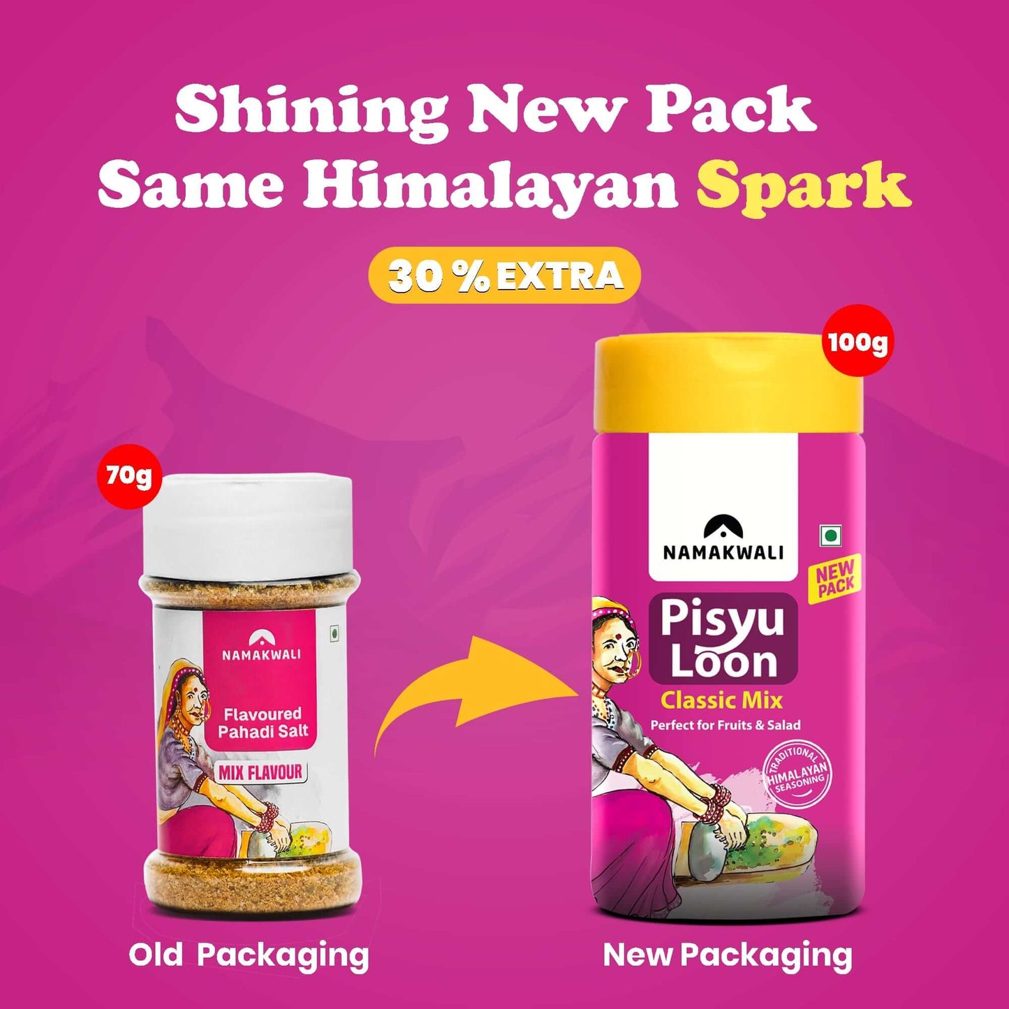 Pisyu Loon Flavoured Seasoning Salt (Classic Mix), 100g Pisyu Loon Flavoured Seasoning Salt (Classic Mix), 100g