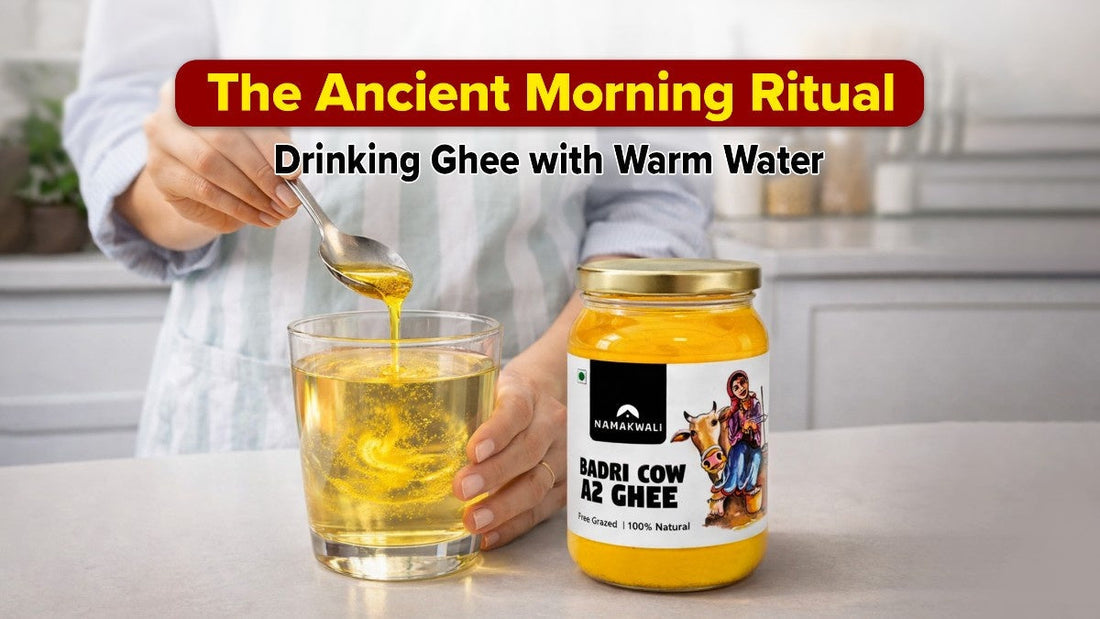 Ghee with warm water
