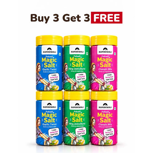 Pahadi Magic Salt Combo (Buy 3 Get 3 FREE)