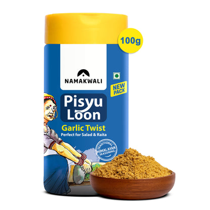 Pisyu Loon Flavoured Seasoning Salt (Garlic Twist), 100g