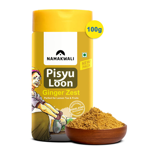 Pisyu Loon Flavoured Seasoning Salt (Ginger Zest), 100g