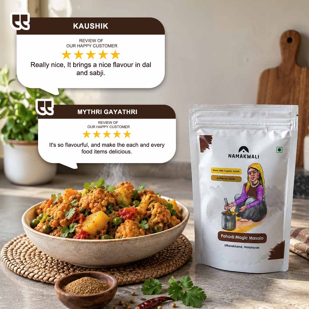 Pahadi Magic Mix Masala Hand ground on Ulkhyaari, 100g