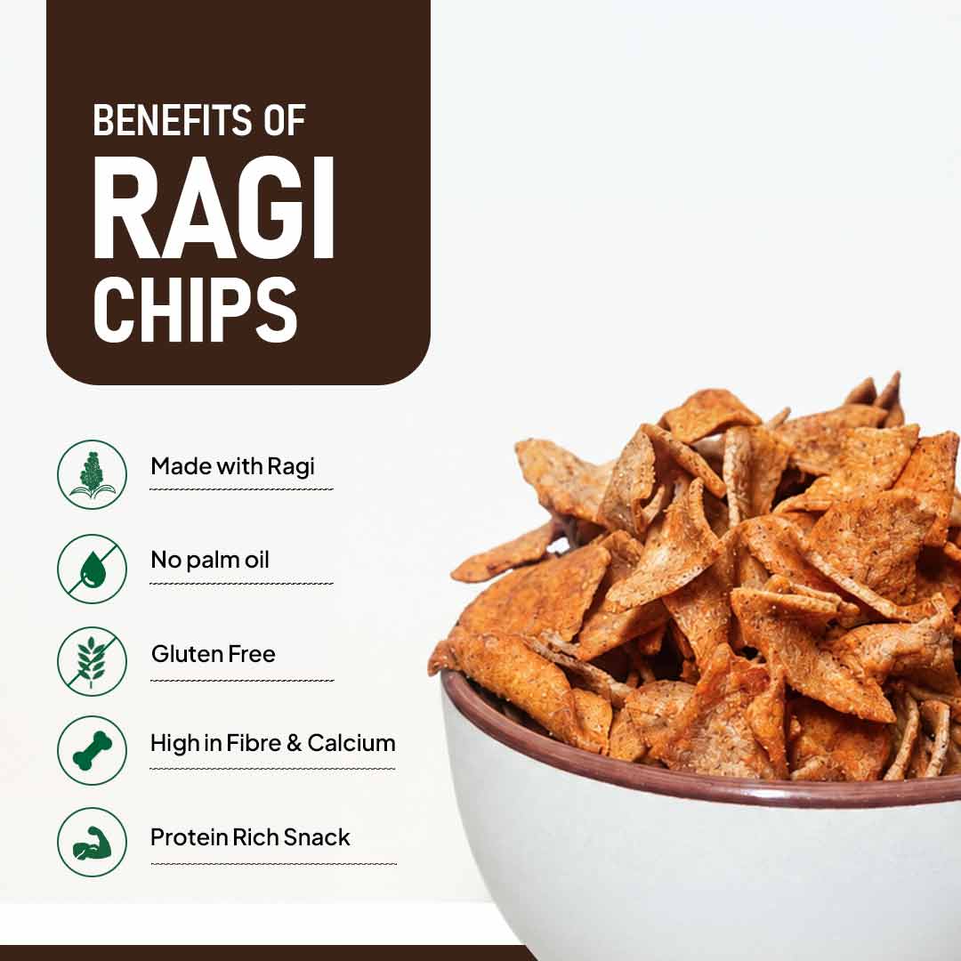 Ragi Chips (Gluten Free) 100g x 2 Pack