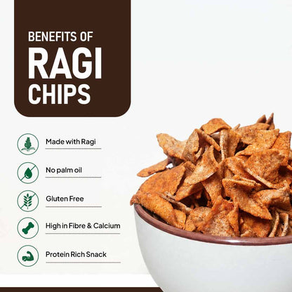 Ragi Chips (Gluten Free) 100g x 2 Pack