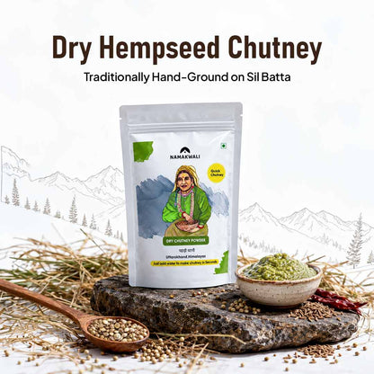 Dry Hempseed Chutney Powder, 200g