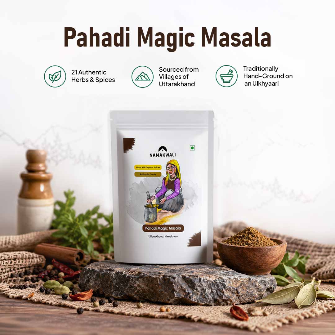 Pahadi Magic Mix Masala Hand ground on Ulkhyaari, 100g