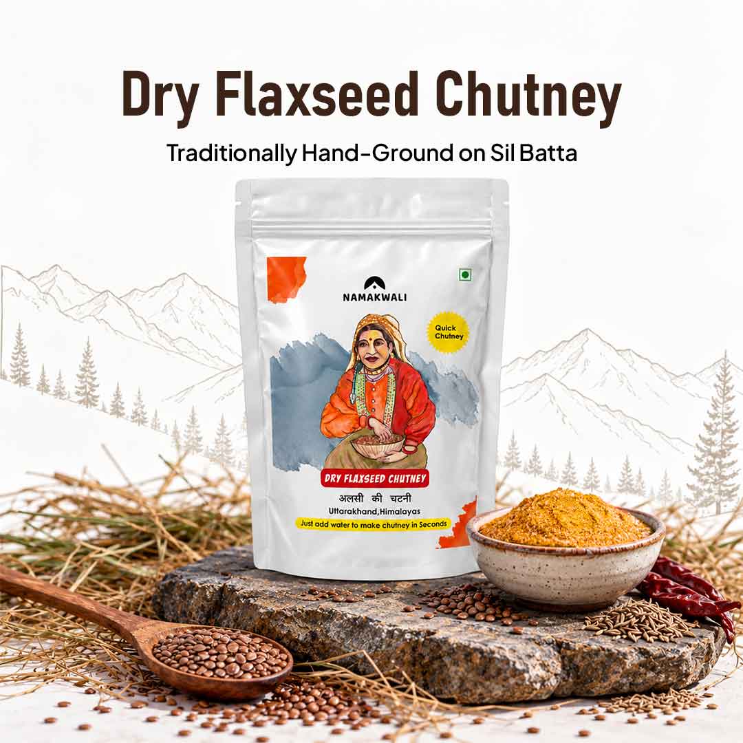 Dry Flaxseed Instant Chutney Powder, 200g