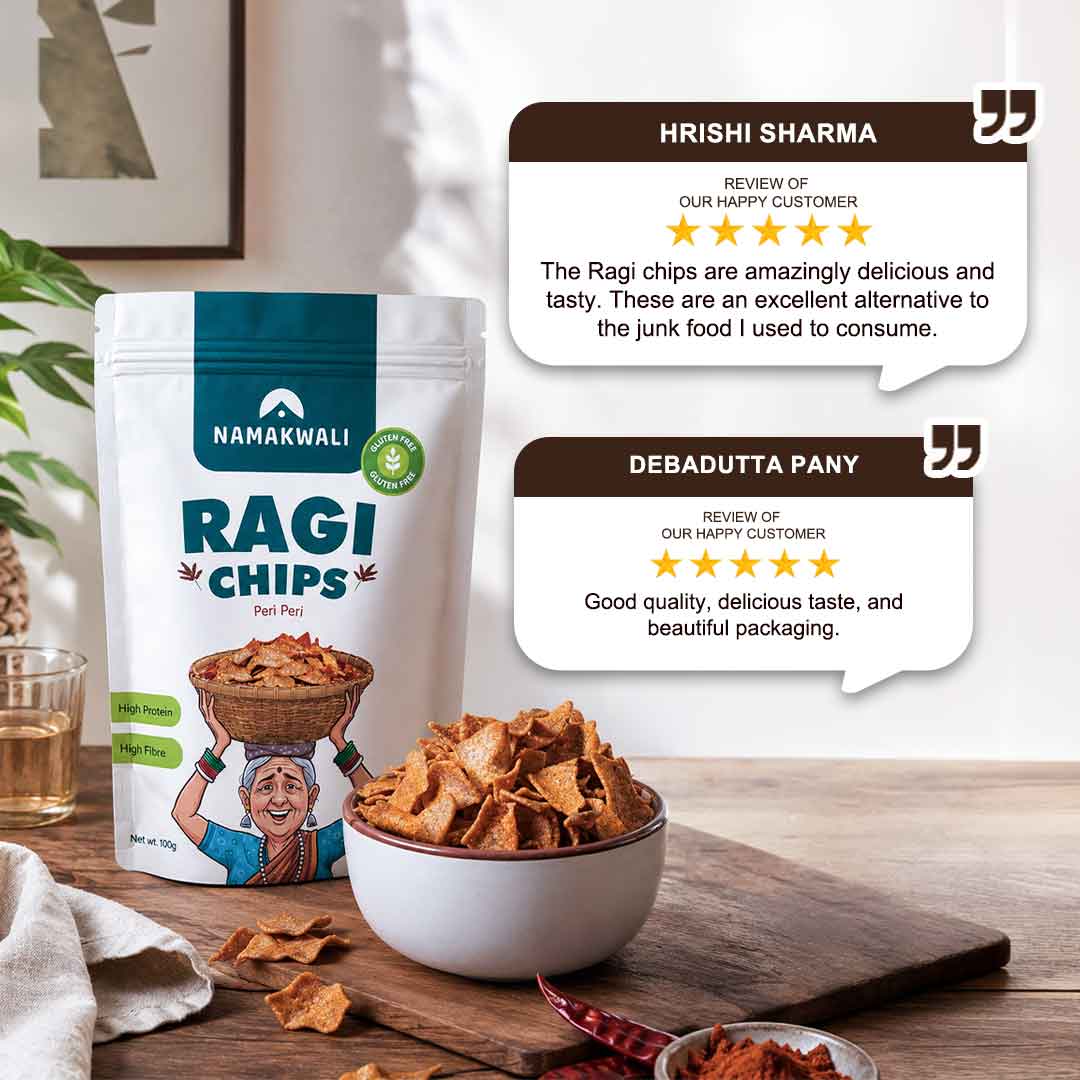 Ragi Chips (Gluten Free) 100g x 2 Pack