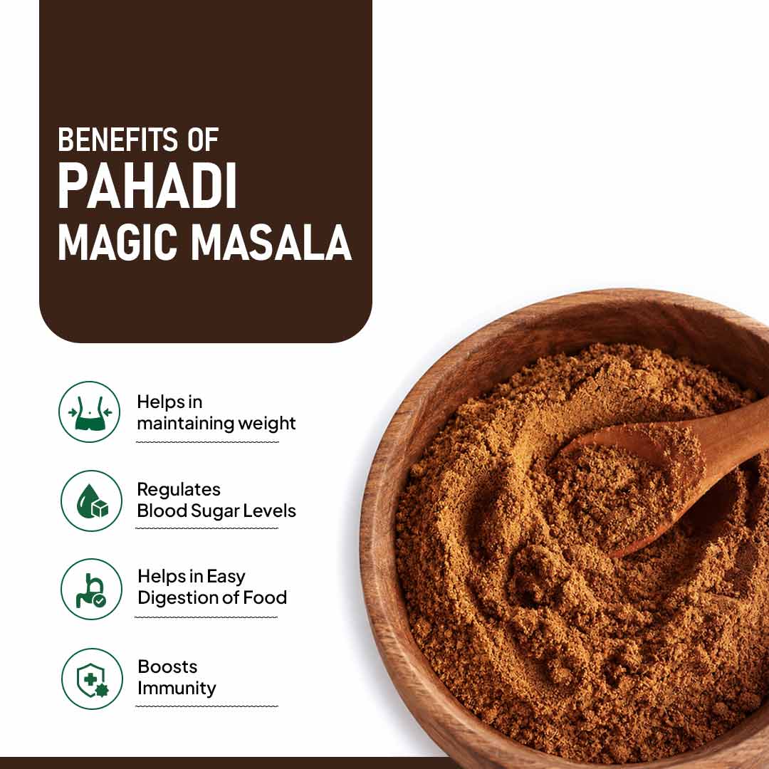 Pahadi Magic Mix Masala Hand ground on Ulkhyaari, 200g