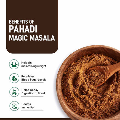 Pahadi Magic Mix Masala Hand ground on Ulkhyaari, 200g