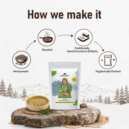 Dry Hempseed Chutney Powder, 200g