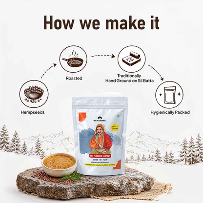 Dry Flaxseed Instant Chutney Powder, 200g