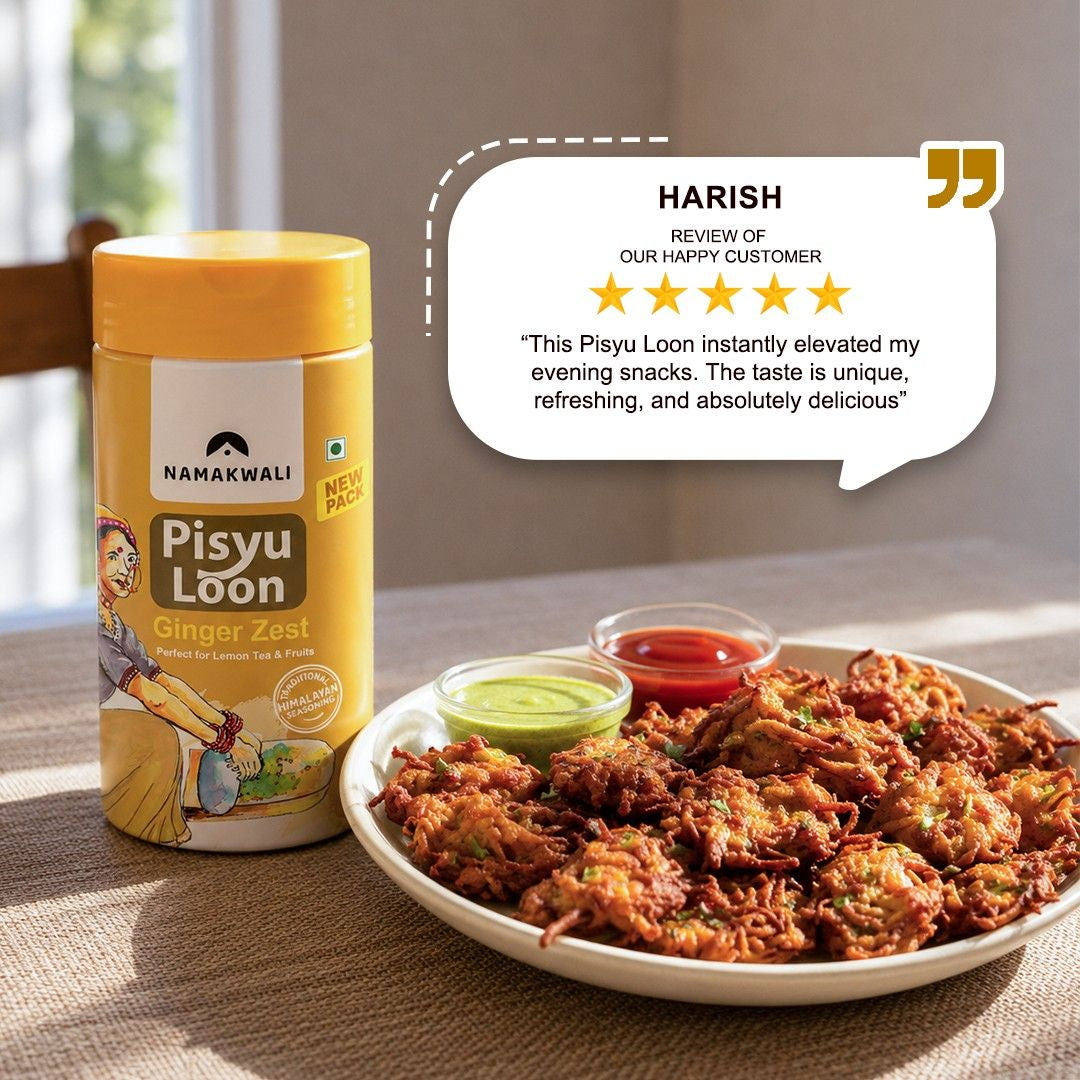 Pisyu Loon Flavoured Seasoning Salt (Ginger Zest), 100g