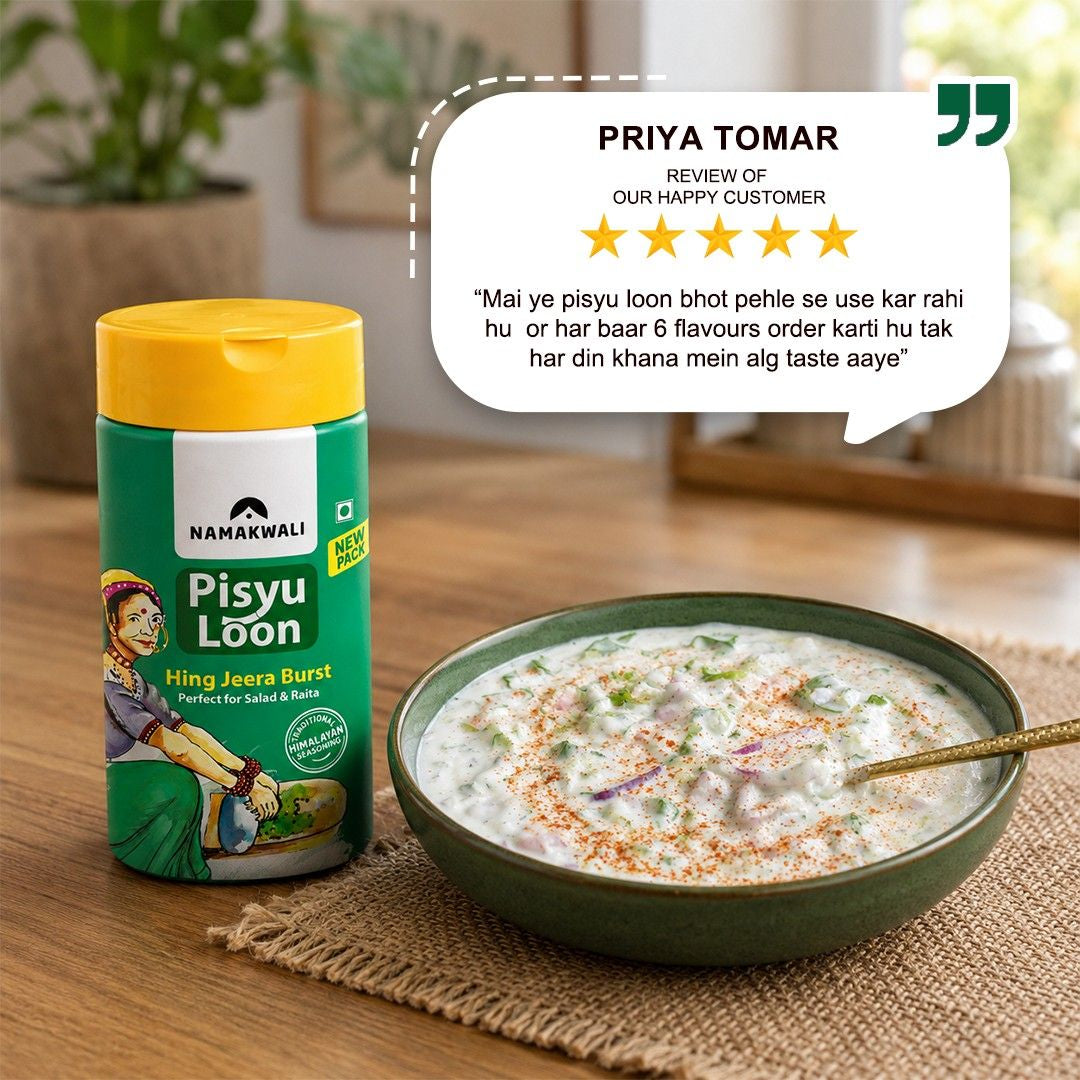 Pisyu Loon Flavoured Seasoning Salt (Hing Jeera Burst), 100g