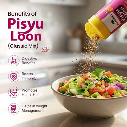 Pisyu Loon Flavoured Seasoning Salt (Classic Mix), 100g