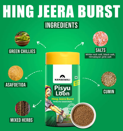 Pisyu Loon Flavoured Salt (3 Flavour Combo), 300g
