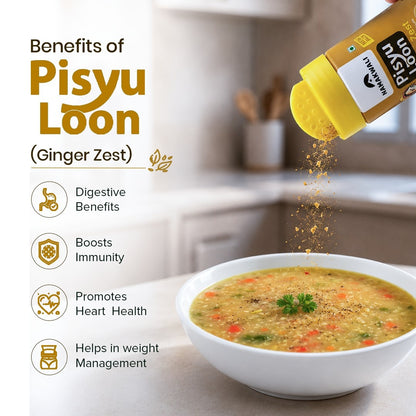 Pisyu Loon Flavoured Seasoning Salt (Ginger Zest), 100g