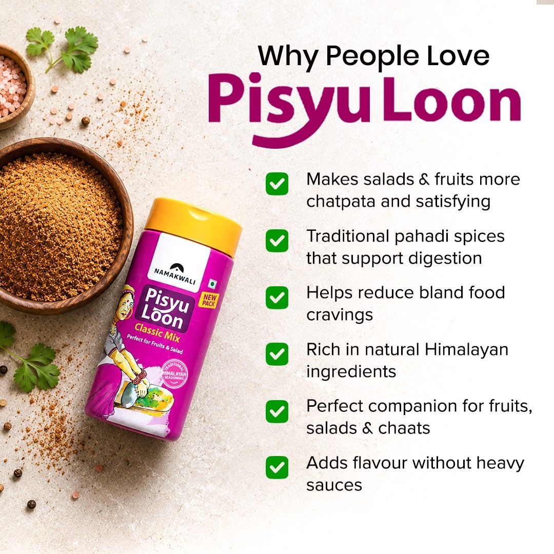 Pisyu Loon Flavoured Seasoning Salt (Classic Mix), 100g