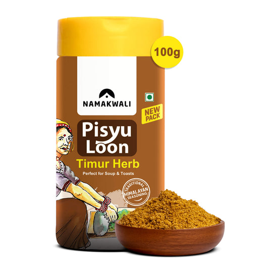 Pisyu Loon Flavoured Seasoning Salt (Timur herb), 100g