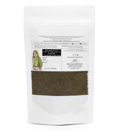 Dry Hempseed Chutney Powder, 200g