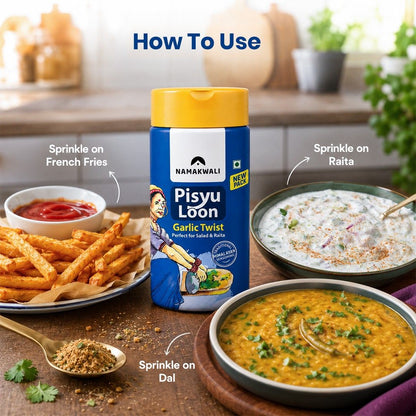 Pisyu Loon Flavoured Seasoning Salt (Garlic Twist), 100g